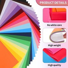 Uncle Paul 40 Sheets Mixed 20 Colors Letter Size [40 Sheets], 20