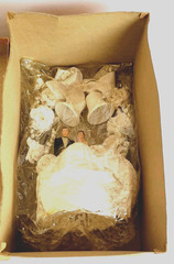 Vintage 1950s Bride & Groom Wedding Cake Topper w/Original Box Custom Built