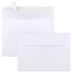 50 Packs 5×7 Envelopes, White A7 Envelopes for (5.25×7.25in),