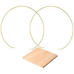 Metal Hoop Frame for Wedding Floral Centerpiece and Party Table Display