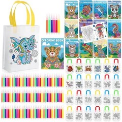 72 Pcs Mandala Animals Coloring Set Includes 24 Mandala Animal Books