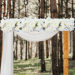 Bridal Eucalyptus Floral Arrangement 50cm Aisle