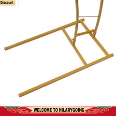 6.5ft Metal Crescent Moon Arch Wedding Party Plant Climbing Backdrop Stand Rack