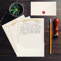 XXINMOH 90 Piece Stationery Set – 60 Vintage-Style Paper Sheets Letter, Gold