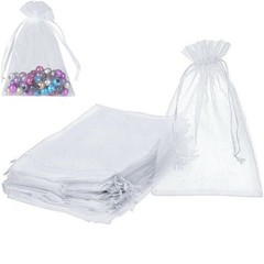 100Pcs Organza Gift Candy Sheer Bags Wedding Party Favor Decoration Pouches USA