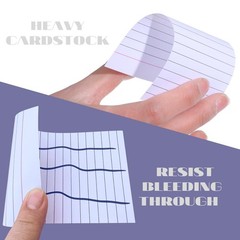 400 Count Vertical Ruled Index Cards 3 X 5 Flash Card Double Sided Lined Note…