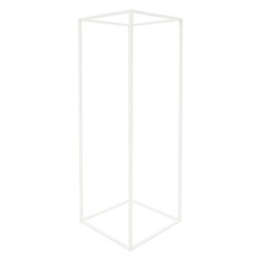 White 20 PCS Geometric Flower Stand For Wedding, Flower Stand 10.63*10.63*31.5in