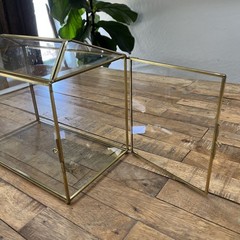 Brass And Glass Display Box