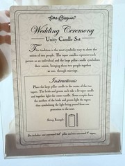 Wedding Unity Candle Gift Set 3 Pc White Unscented Pillar & Taper Candles New