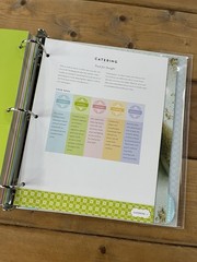 Gartner Studios Wedding Planner Organization Book Light Blue 3-Ring Binder