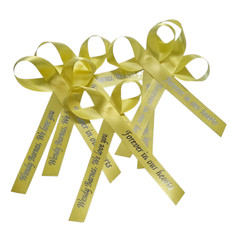 Personalized Ribbon Bow Wedding Favor Baby Shower Birthday Bridal 25 Quinceanera