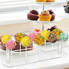 Food Safe for acrylic Cake Stand with 10 Holes for Weddings and Birthday Parties