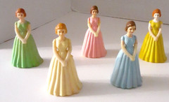 Vintage Debutante Formal Dress Gloves MCM Birthday 60s Cake Topper Hong Kong 3″