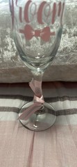 Elegant Bride and Groom Champagne Flutes Set of 2 with Pink Accents for Wedding