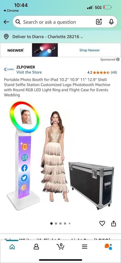 Ipad Photo Booth Portable Photo Booth Machine for ipad APP Control Flight Case
