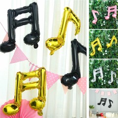 Music Notes Mylar Foil Balloons Party Wedding Event Decorations Supplies Sale