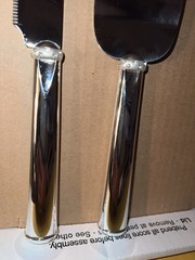 Lenox Devotion 2 Piece Dessert Set Cake Knife & Server Silverplate 825522 Silver