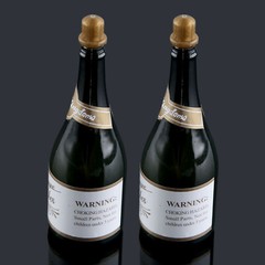 2/10pcs Champagne Bubble Bottles Wedding Blowing Bubble Bottle Decorations