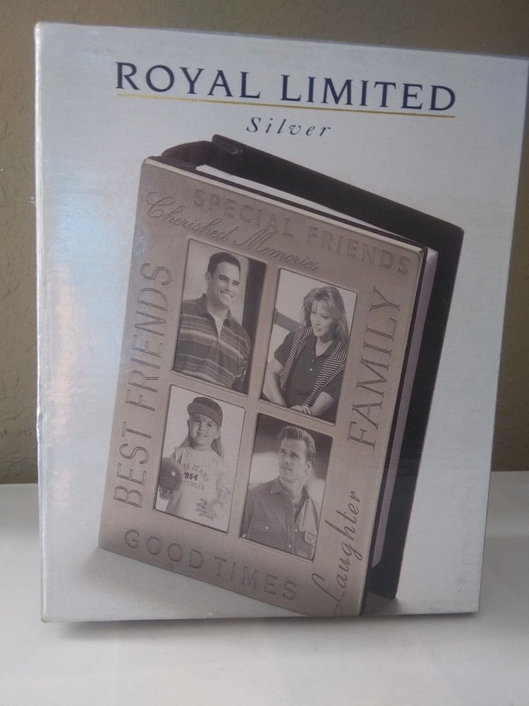 ROYAL LIMITED SILVER (BEST FRIENDS CHERISHED MEMORIES ALBUM FRAME HOLDS 80 4 X 6