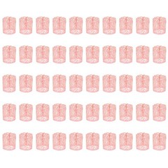 50Pcs Candle Wraps Decorate Tea Light Wrap Leaf Pattern Pink