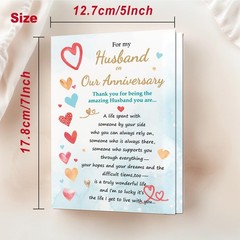 Romantic Anniversary Card for Husband, Funny Anniversary Card Gifts from Wife…