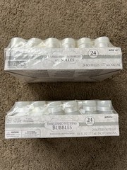 2, 24 ct. Packages (48) Of 0.6 fl oz Embellished Wedding Bubbles NEW / SEALED