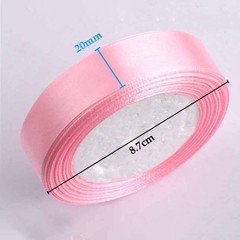 20mm Width Premium Satin Ribbon For Gift Wrapping Multicoloured 22 Metres Rolls