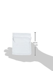 200Pcs White Sheer Organza Wedding Party Favor Gifts Candy Bags Pouches 4″X5″ US