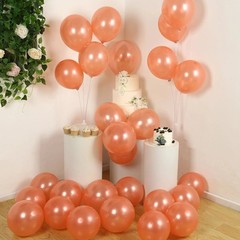 50 ROSE GOLD 12″ Biodegradable Latex Balloons Party Wedding Decorations Sale