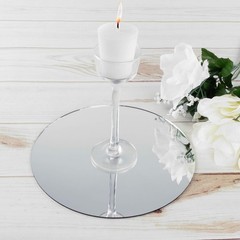 Round Mirror Wedding Table Centerpieces, 10 Pieces, 8″ Inches