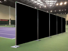 QUICK BACKDROP KIT 10 FT TALL x 10 FT – 50 FT WIDE PIPE WITH DRAPE(BLACK DRAPES)