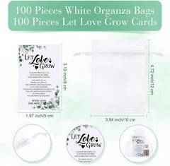 100 Sets Wedding Favors For Guests 100 Small Glass Bottles Clear Vials With Cork