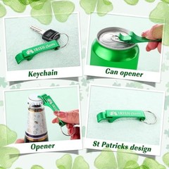 Pieces Bottle Openers Keychain Bulk Green St Patrick’s Beer 25 Irish Cheers