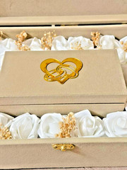 Custom Velvet Wedding Box