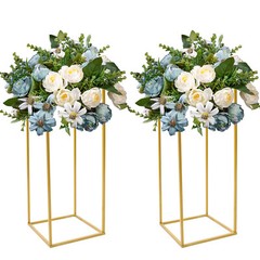 Elegant Gold Wedding Flower Stand – Durable, Reusable, Easy To Assemble