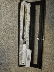 Oleg Cassini Crystal Cake Knife Cutter Slicer wedding special occasion.