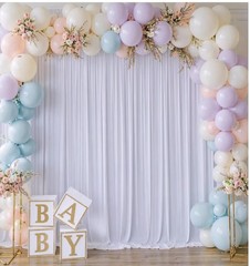 10 panels of 1.5 m x 3 m 15.2 m x 3m background curtains without white wrinkles