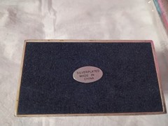 Silver Plated Marriage Certificate Holder/ With Stand 9 Inches