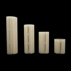 4PCS Cylinder Pedestal Flower Stands Wedding Cake Flowers Display Stand