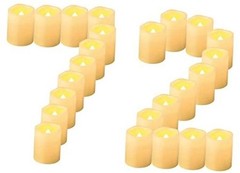 Flameless LED Votive Candles 72 Pack, 1.5″ x 2″, 72PCS 2-Inch Standard Votive