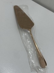 10 Serrated Cake Server for Weddings, Color – Rose Gold Elegant Party Serving
