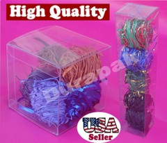 50 PCS 7x5x9″ Clear Plastic PVC Tuck Top Boxes Wedding Party Favor Display Box