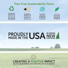 Tree-Free Greetings 8 Pack Greeting Cards, 100% Recycled Paper, Eco-Friendly …
