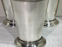 S.N.K ENT Vintage Silver Plated Lacquered Brass Goblet Table Decor HGT1-181