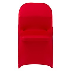 VEVOR 50PCS Red Stretch Spandex Folding Chair Covers for Wedding Party Dining