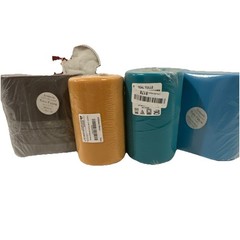 ICOSHOW Ableme Deco Tulle Fabric Rolls Brown Gold Teal Blue Polyester 6in