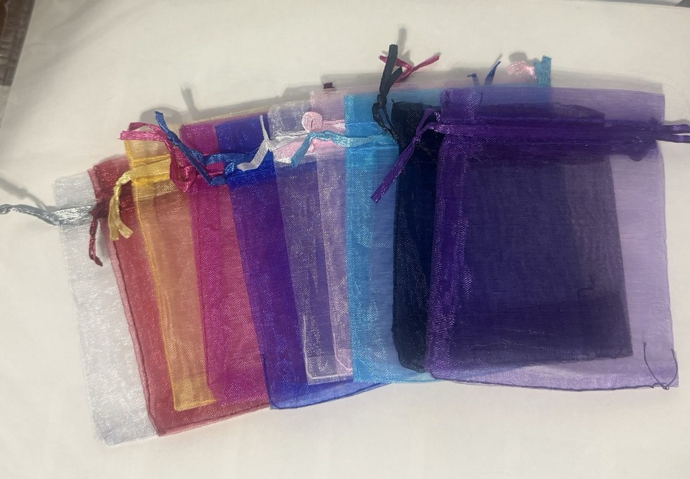 12 Organza Bags – 3×4