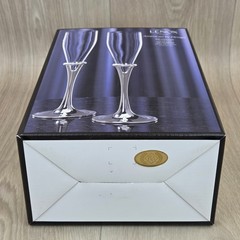 Lenox Devotion Flute Glass Pair Silver Plated 10″ Wedding Decorative w/Box READ
