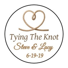 30 save the date wedding invitation stickers, labels, tags, envelope seals 1.5″