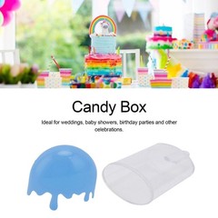 12Pcs Ice Cream Shape Candy Box Plastic Candy Case Container Wedding Supplies Bl